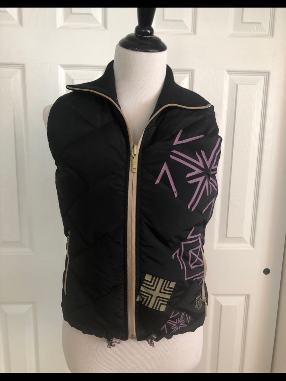 Vintage Fila Down reversible vest, size medium